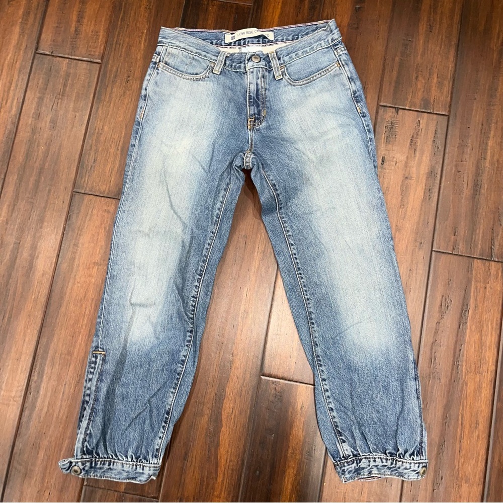 Vintage Y2K Gap cropped jeans Size 0 low Rise